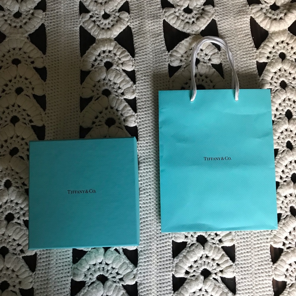 Tiffany & Co. Empty Cube Box & Matching Bag Bundle - image 2